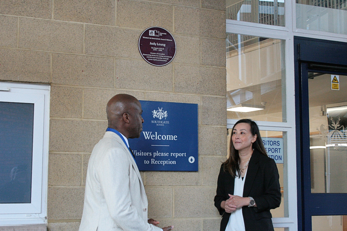 Inspiring the next generation: Judy Leung awarded prestigious Innovate UK Purple Plaque